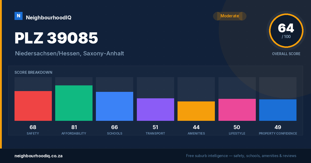 PLZ 39085 report card