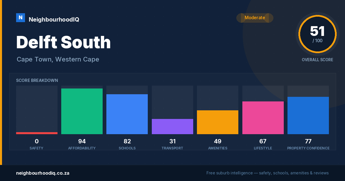 Delft South report card