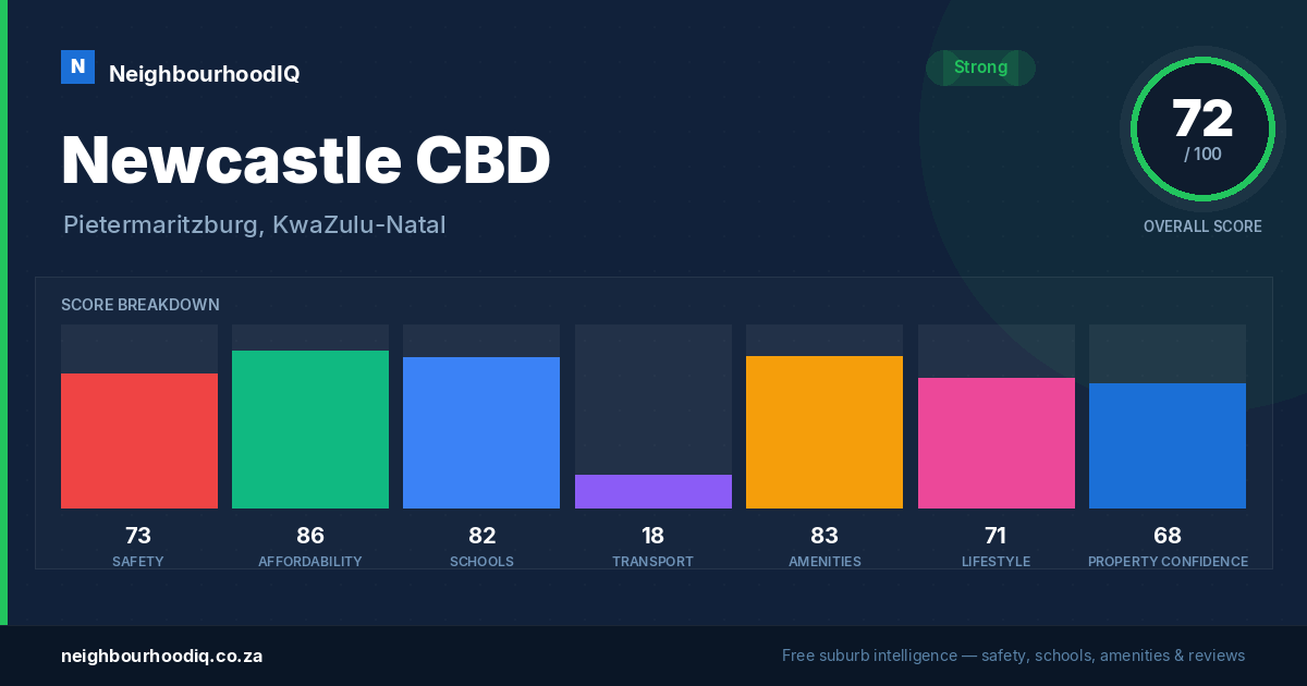 Newcastle CBD report card