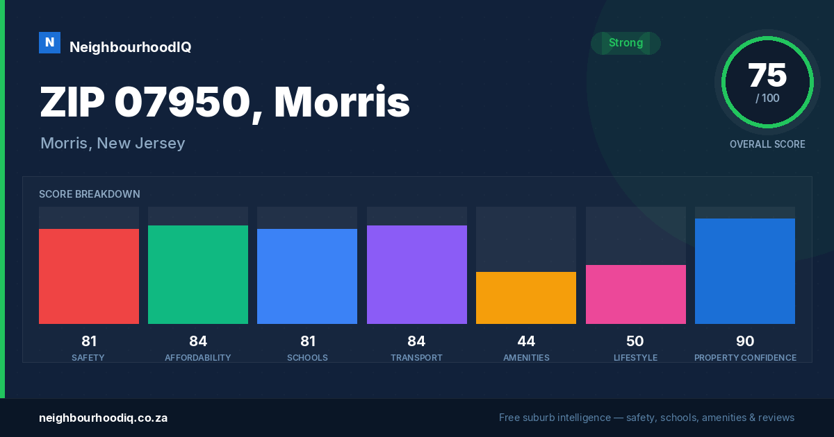 ZIP 07950, Morris report card