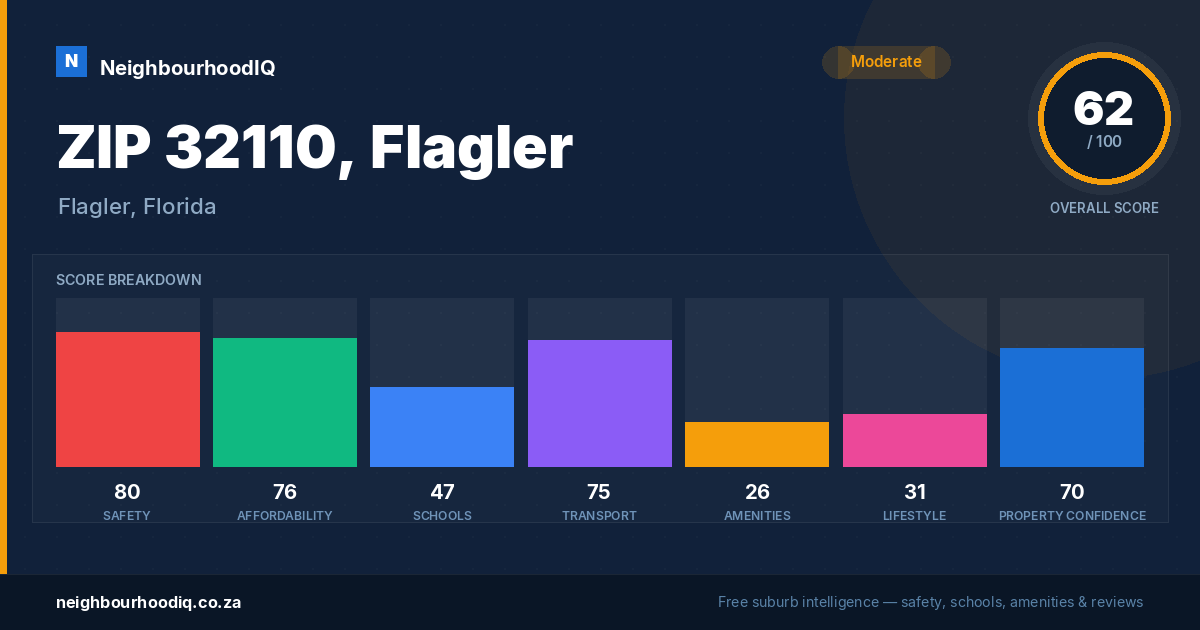 ZIP 32110, Flagler report card