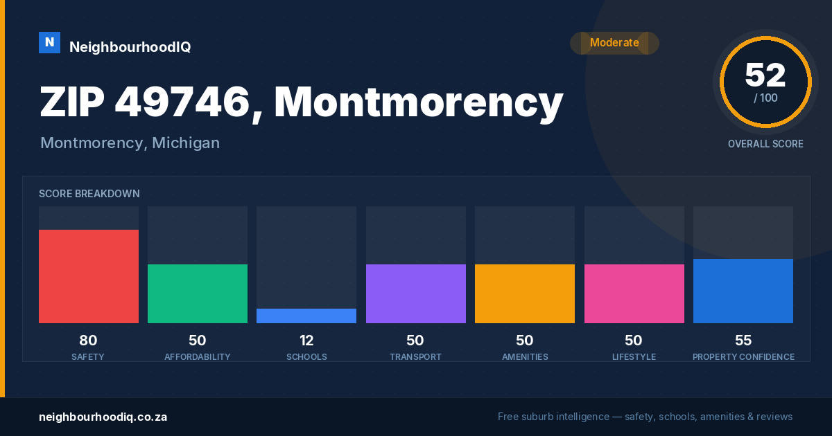 ZIP 49746, Montmorency report card