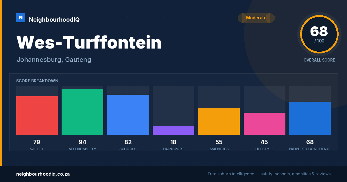 Wes-Turffontein report card